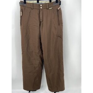 Descente Pants Womens 12 Brown DNA Insulated Snow Ski Winter Outdoor Lined‎